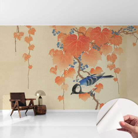 Selbstklebend Tapete - Wandgestaltung - Tapete Wohnzimmer - Flur Eingangsbereich Weinharmonie 416x254 cm