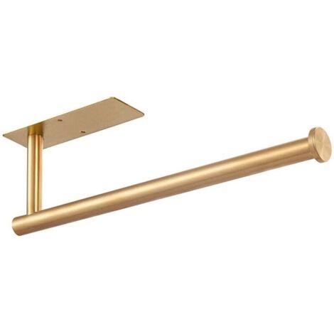 Selbstklebende Papierrollenhalter, goldener Papierhandtuchrollenhalter aus Edelstahl, wandmontierter Papierrollenhalter