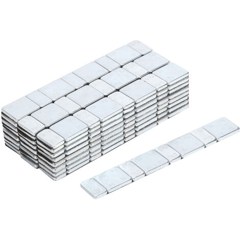 Selbstklebende Radnaben-Auswuchtblöcke, 5 g + 10 g x 25 Streifen 60 g 2,12 oz, zum Aufkleben auf die Autoreifen-Auswuchtmaschine (ohne Schaufel).
