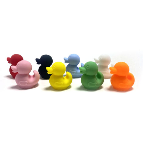 Selbstklebende Silikon-Kabelclips, 8er-Pack, mehrfarbig, 3 x 3 x 2 cm – Robuste und wasserdichte Kabelclips fürs Büro