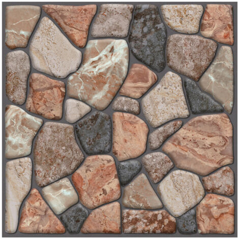 Selbstklebende Tapete in Vintage-Ziegelsteinoptik, abnehmbar, 1 Stück 30 x 30 cm, moderne Inneneinrichtung, wasserfeste Wandverkleidung, 3D-Tapete zum Selbstgestalten (503)