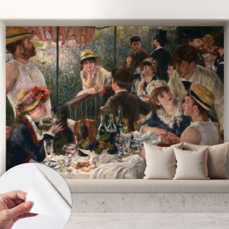 Selbstklebende Tapete modern Wohnzimmer - Wanddeko Schlafzimmer - Tapete mit Motiv Sommerfest 208x146 cm
