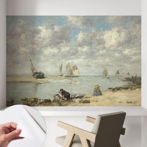 Selbstklebende Tapete - Wanddekoration Wohnzimmer - Tapete Schlafzimmer Meereslandschaften 104x70 cm