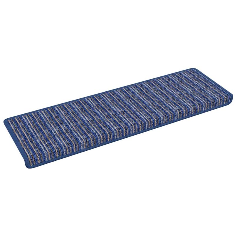 Selbstklebende Treppenschoner 15 Pcs Blau 65 X 21 X 4 Cm Vidaxl