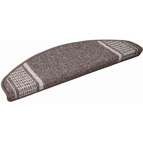 Selbstklebende Treppenschoner 15 pcs Braun 65 x 21 x 4 cm vidaXL