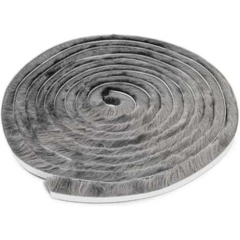 Selbstklebende Türdichtung, staubdicht und schalldicht, perfekt für winddichten Schutz (9 x 23 mm, 6 m)