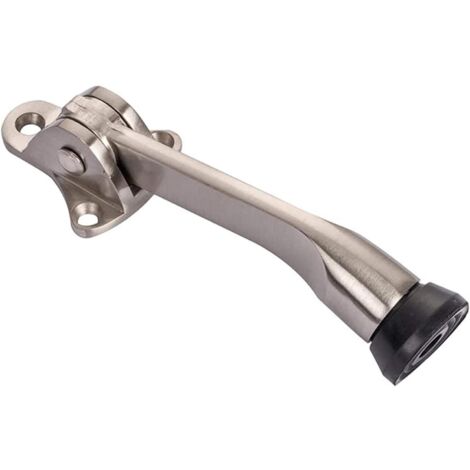 Selbstklebende Türstopper, Stoßstangendämpfer, Türstopper, Türstopper aus Zinklegierung mit weichem Gummipuffer, Türöffner, Türeckpuffer aus Metall