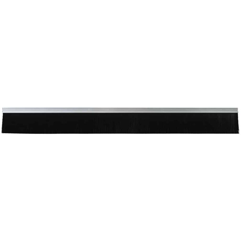 Selbstklebende Türbürstendichtungen 2 Pcs Silber 100 Cm Vidaxl