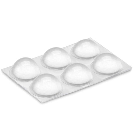 Selbstklebender Schutztropfen, Ø16x7,9mm (Blister 6 Stk.)  Inofix 66682