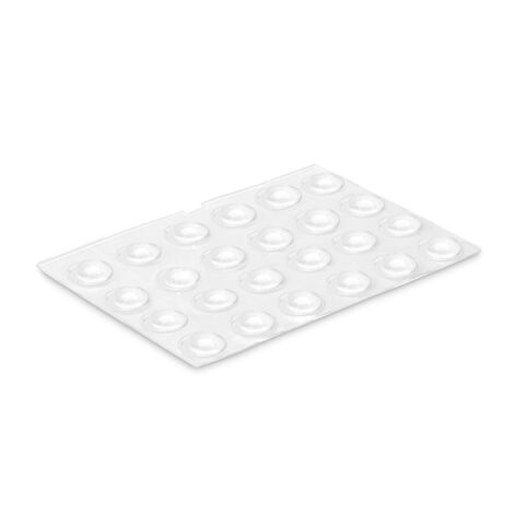 Selbstklebender Schutztropfen, Ø8x2,2mm (Blister 25 Stk.)  Inofix 66683
