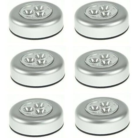 Selbstklebendes LED-Nachtlicht, betrieben mit 3 Batterien, für Kleiderschrank/Garderobe/Regal/Eingangsbereich/Küche/Flur