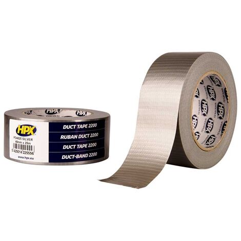 Selbstklebendes Leitungsband Silber HPX - 48mm x 25m - PD4825