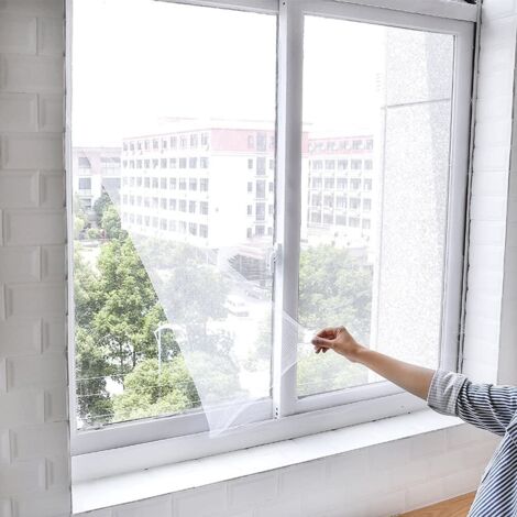 Selbstklebendes Moskitonetz für Fenster – Schutz vor Mücken und Insekten (130 x 150 cm)