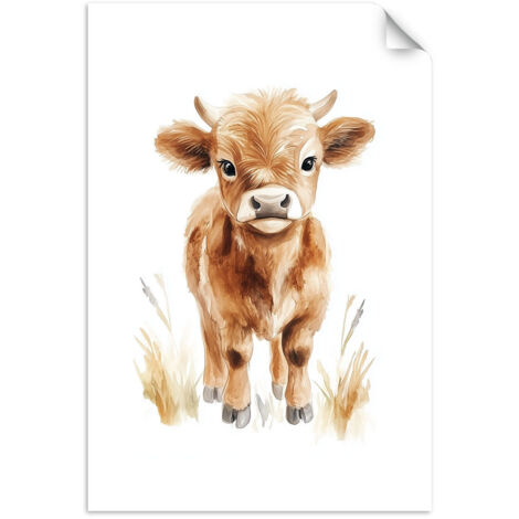 Selbstklebendes Poster – Wandsticker Bäume aus dem Herzen 60x90 cm