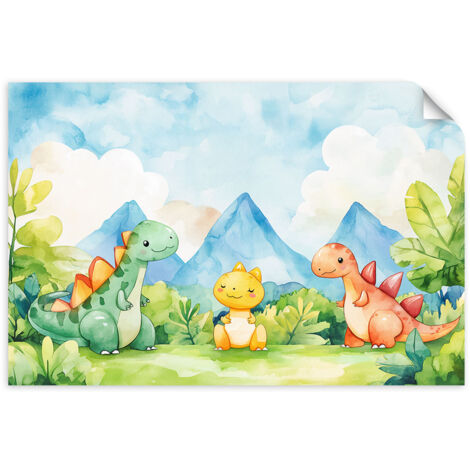 Selbstklebendes Poster – Wandsticker Bambusblätter schwarz-weiß 60x40 cm