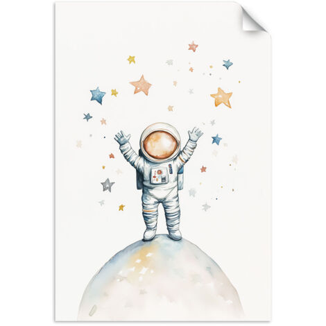 Selbstklebendes Poster – Wandsticker Bunte Punkte Abstraktion 40x60 cm