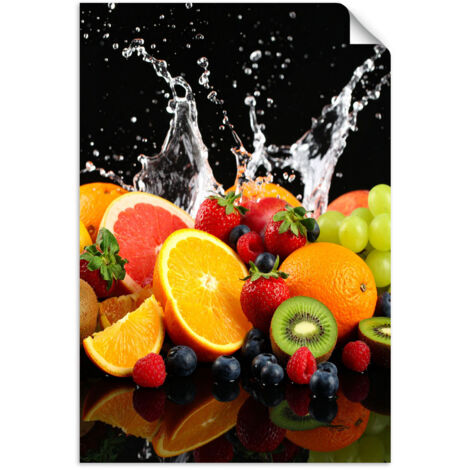 Selbstklebendes Poster – Wandsticker Exotische Früchte Natur 30x45 cm
