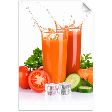 Selbstklebendes Poster – Wandsticker Gemüsesaft Natur 60x90 cm