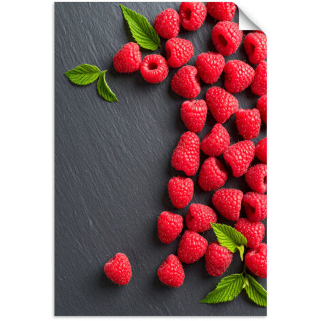 Selbstklebendes Poster – Wandsticker Himbeeren 60x90 cm