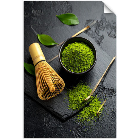 Selbstklebendes Poster – Wandsticker Matcha-Tee 60x90 cm