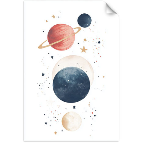 Selbstklebendes Poster – Wandsticker Moderne Abstraktion 80x120 cm