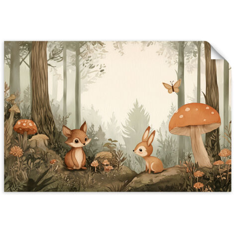 Selbstklebendes Poster – Wandsticker Pampasgras 60x40 cm