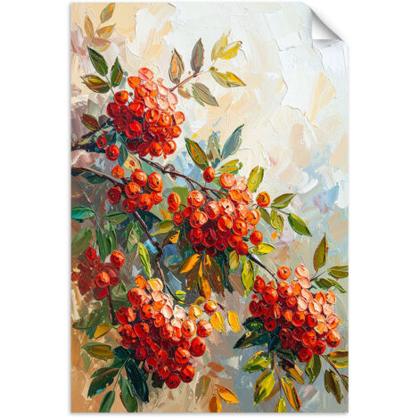 Selbstklebendes Poster – Wandsticker Rote Eberesche 80x120 cm