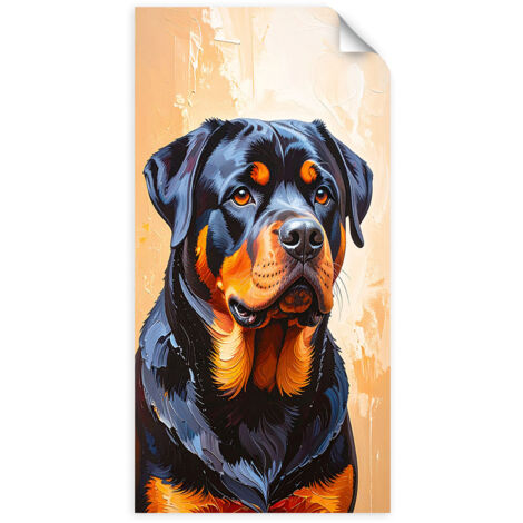 Selbstklebendes Poster – Wandsticker Rottweiler Tiere 100x200 cm
