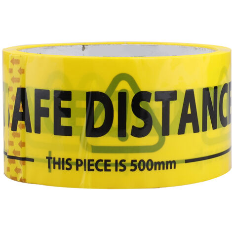 Selbstklebendes PVC-Warnband für Isolierungen – Warnband „Vorsicht Stufe“, stark selbstklebend, wasserdicht, 48 mm x 33 m (108 ft) – 1 Rolle