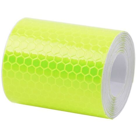 Selbstklebendes reflektierendes Warnband - 5 × 300 cm (hellgelb)