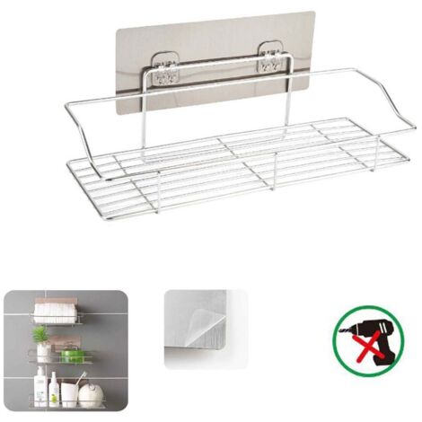 SELBSTKLEBENDESWANDREGAL,ORGANIZER,BADEZIMMER,KÜCHE,AUFBEWAHRUNG,03498