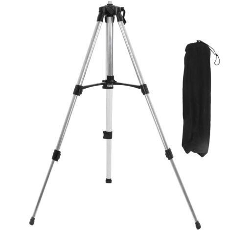 Selbstnivellierendes Stativ mit 4 verstellbaren Beinen, 1,2 m, Aluminium- und ABS-Set