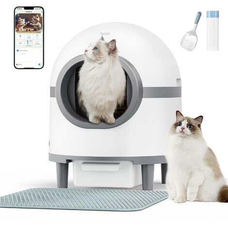 SUZAKUIN 65L Adaptive Selbstreinigende Katzentoilette