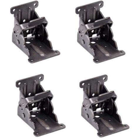 Selbstsichernde Scharniere, faltbare Stützhalterung, Beinbeschläge und Eckstrebe, für klappbare Beine, klappbare Werkbank, (2 Set) FLITI