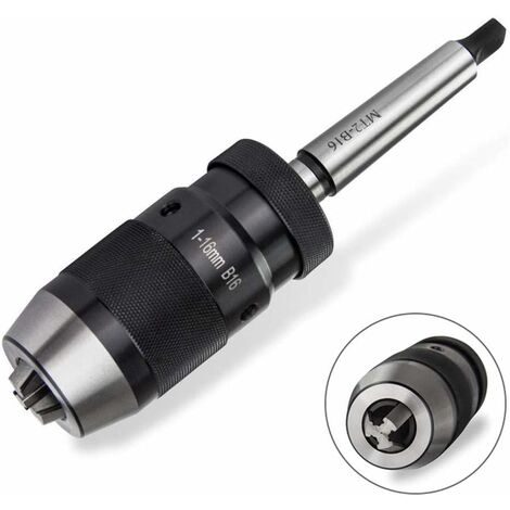 Selbstspannendes Bohrfutter, 1 Stück 1-16 mm B16 Selbstspannendes Bohrfutter für -Drehbohrmaschine