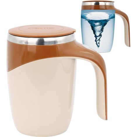 Selbstumrührender Becher – Automatischer magnetischer elektrischer Kaffeebecher, rotierender Mischbecher, 400 ml, für Büro/Küche/Reisen/Zuhause