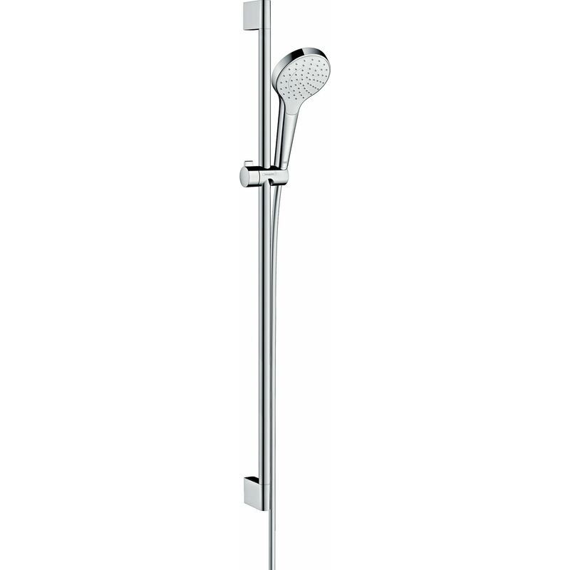 

Hansgrohe Croma Select S 1jet set de ducha con barra de ducha de 90 cm, 26574400, blanco/cromo - 26574400