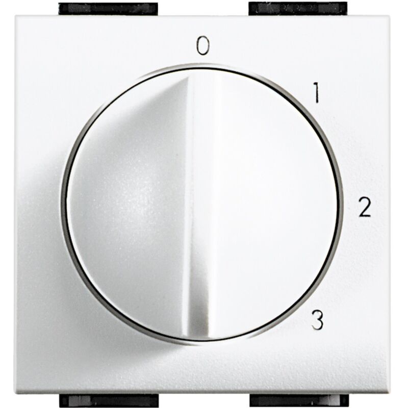 Legrand - Sélecteur à commande rotative 16 a 250 v pour vmc Livinglight Blanc 2 mod. bticino N4016