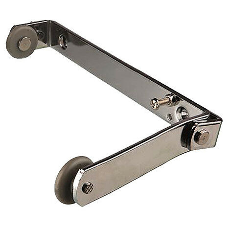 Klose Besser – Sélecteur de portes inox – Force de fermeture 1154 – Réversible et réglable – Acier nickelé pour configurations variées