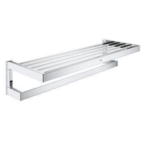 Porte-serviettes chrome 600 mm – Fixation encastrée – Finition GROHE StarLight – 40804000