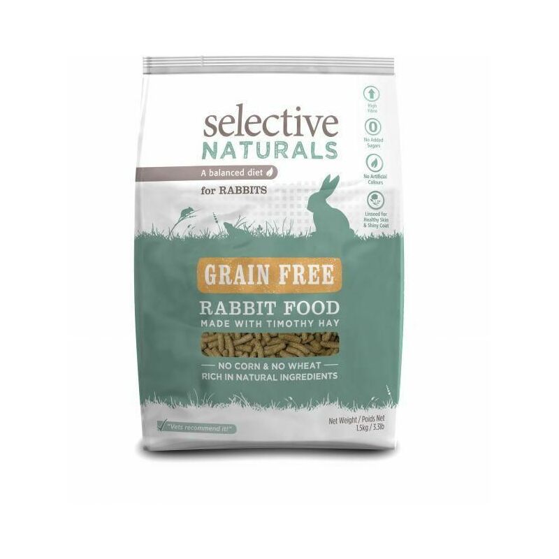 alim lapin grain free sac/1,5kg granulés - Selective