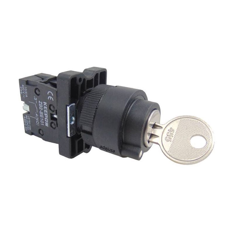 

Selector 3 posiciones llave (On-On) 2 contactos abiertos (NA) completo