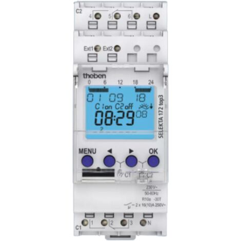 SELEKTA 172 top3 - Horloge astronomique modulaire 2 canaux