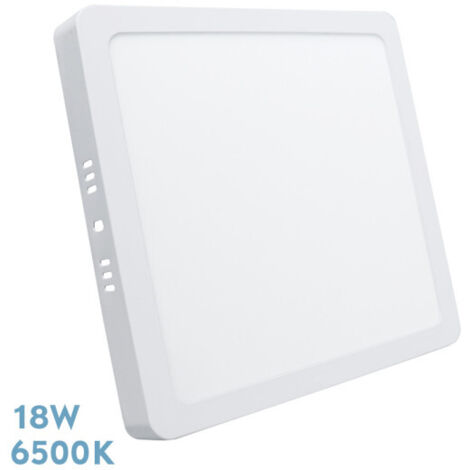 Selenite Square Surface Downlight 18 W 6500 K Weiß 1620 Lm 2,8 x 22,5 x 22,5 cm