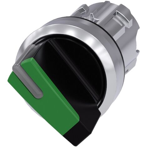 Selettore Luminoso A Leva Verde Posizioni I/O/II