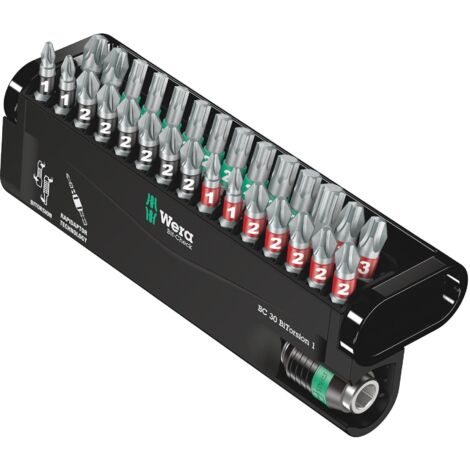 Selezione di bit Bit-Check 30 BiTorsion 1 30 pezzi PH/PZD/TX