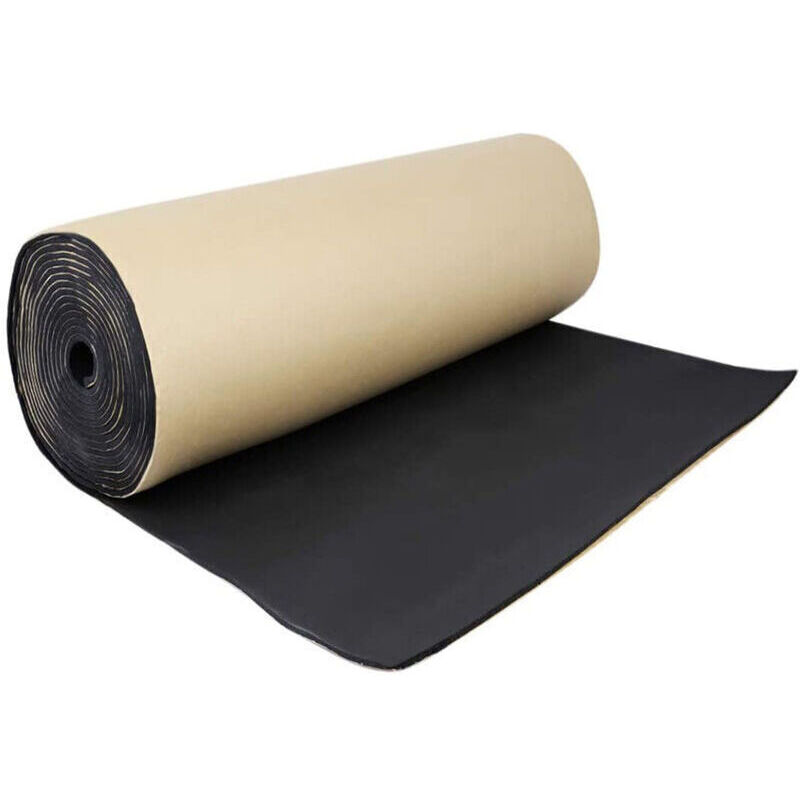 Self-adhesive car insulating foam – 1 roll 100 cm x 100 cm, 3 mm, black