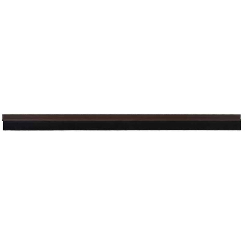 Self-adhesive Door Brush Seals 12 pcs Brown 100 cm vidaXL