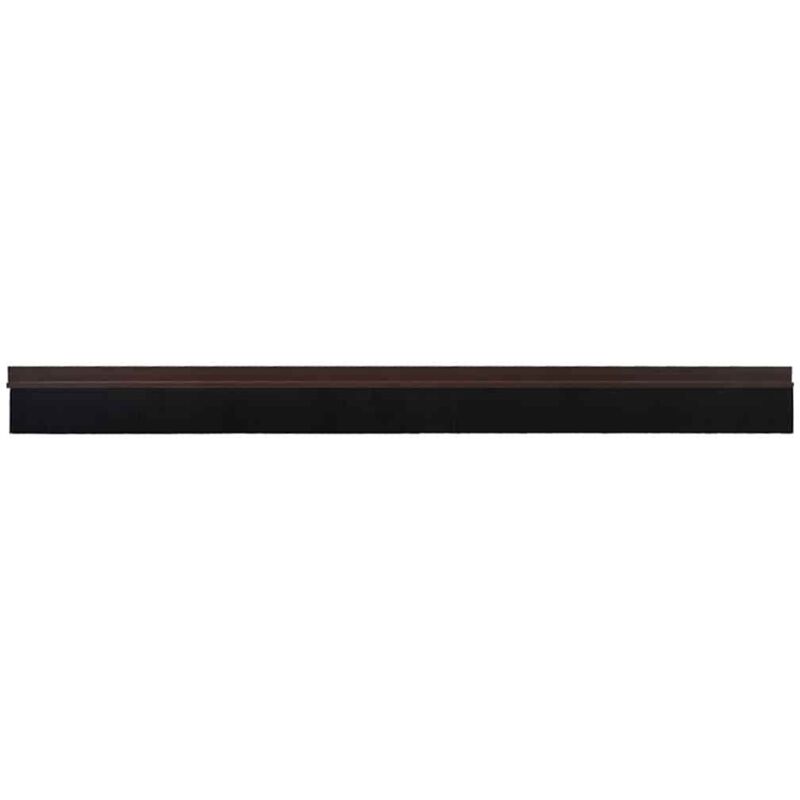 Self-adhesive Door Brush Seals 6 pcs Brown 100 cm vidaXL