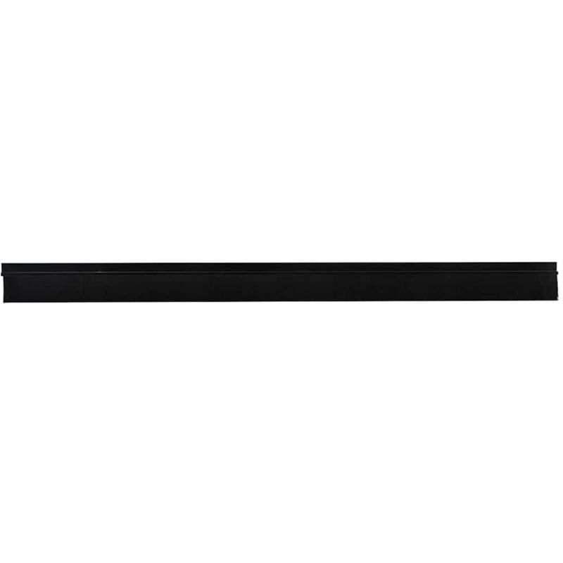 Self-adhesive Door Brush Seals 12 Pcs Black 100 Cm Vidaxl